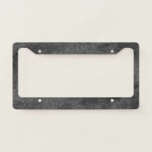 Quadro de Placa de Licença de Couro