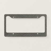Quadro de Placa de Licença de Couro