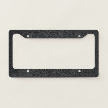 Quadro de Placa de Licença de Couro