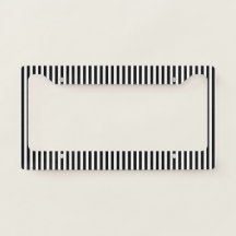 Quadro de Placa de Licença de Design de Stripe Bra