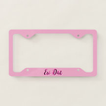 Quadro de Placa de Licença de Dirt