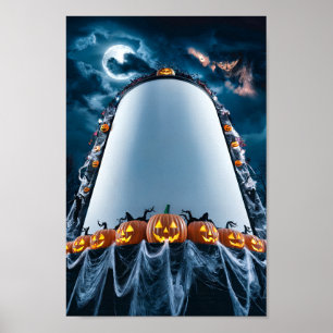 Quadro de Poster de Convite para Vazio de Hallowee