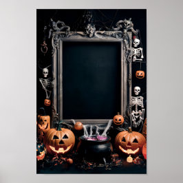 Quadro de Poster de Convite para Vazio de Hallowee