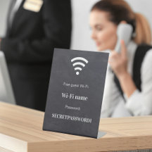 Quadro de referência de senha de rede wifi do clie