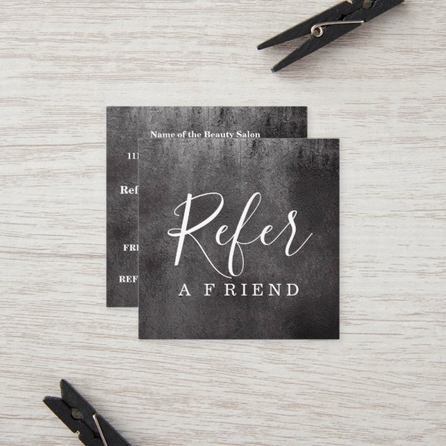 Quadro de Referência Simples, Preto e Branco (Frente/Verso In Situ)