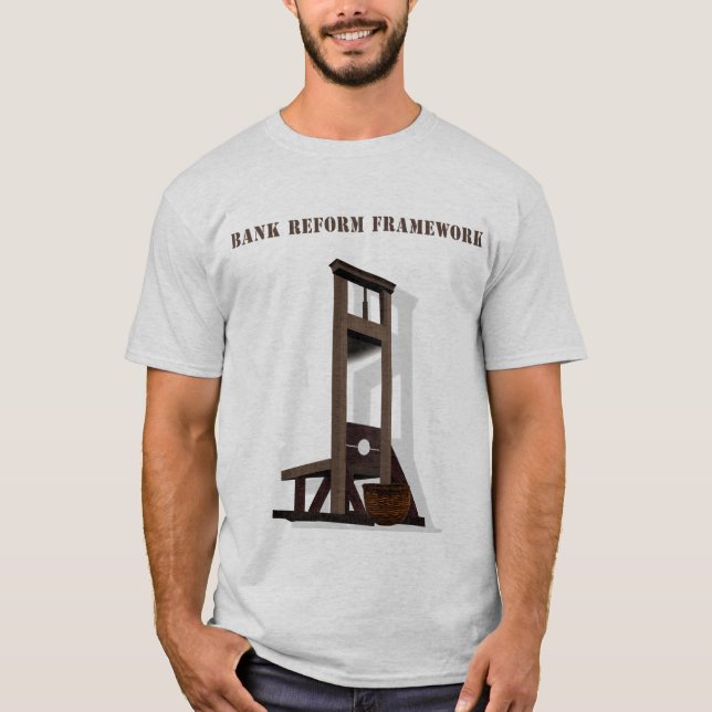 Quadro de Reforma Bancária, Camisa Guillotine Fram (Frente)