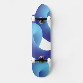 Quadro de skate bonito com fundo geométrico de Abs