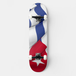 Quadro de skate de bandeira cubana