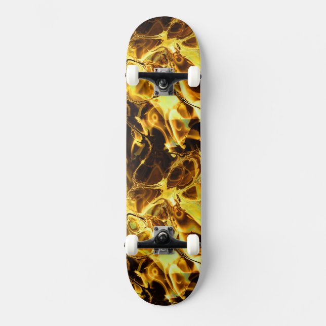 Quadro de skate do Fire Fractal Art 4 (Frente)
