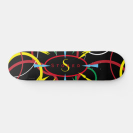 Quadro de skate retroativo dos anos 80, deck de 7¾