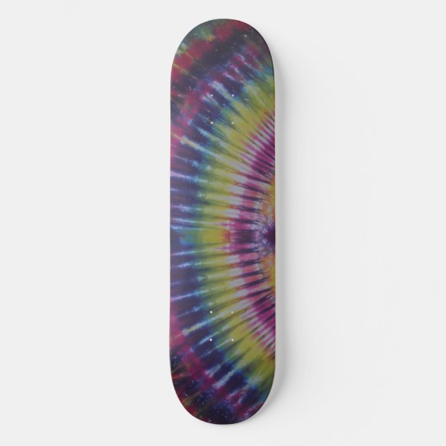 Quadro de Skateboard Blue Stripe Tie Dye (Frente)