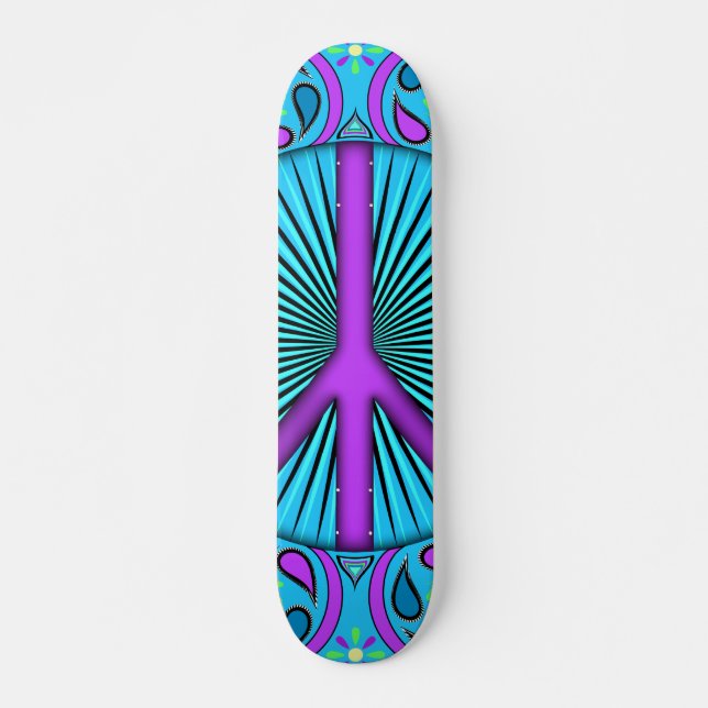 Quadro de Skateboard da Paz (Frente)