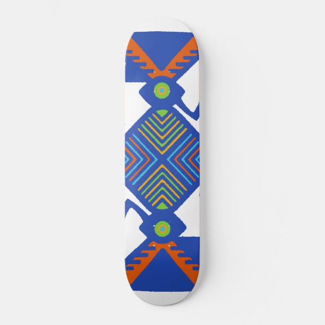 Quadro de Skateboard Design Tribal Inca (Frente)