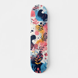 Quadro de Skateboard do Designer Moderno Vibrante