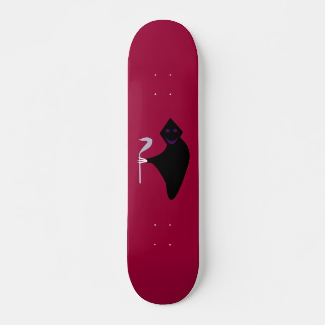 Quadro de Skateboard do Grim Reaper Halloween (Frente)