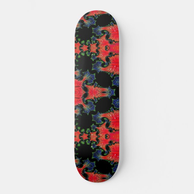 Quadro de Skateboard do Jardim Mandelbrot (Frente)