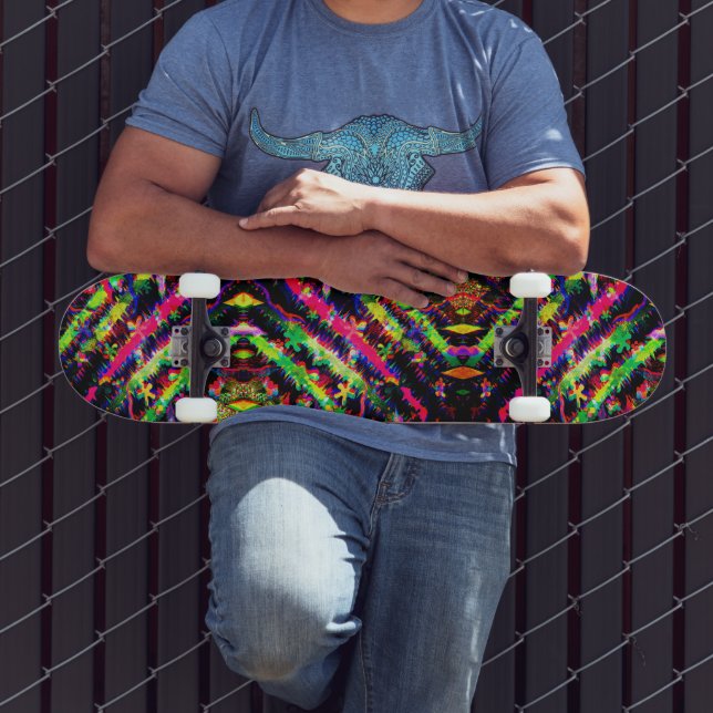 Quadro de Skateboard do Partido Neon Confetti (Ao ar livre 3)