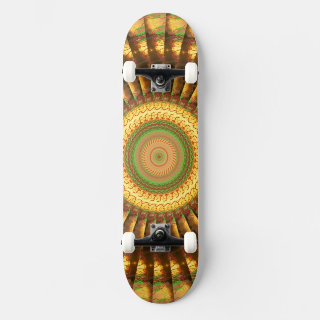 Quadro de Skateboard Mandala 2 (Frente)