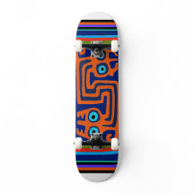 Quadro de Skateboard Tribal Inca