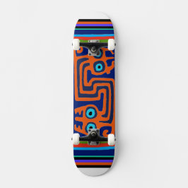 Quadro de Skateboard Tribal Inca