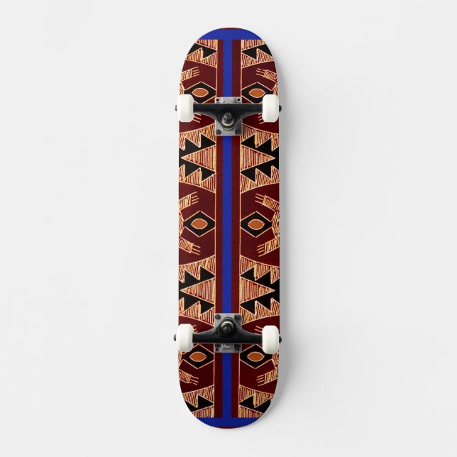 Quadro de Skateboard Tribal Inca (Frente)