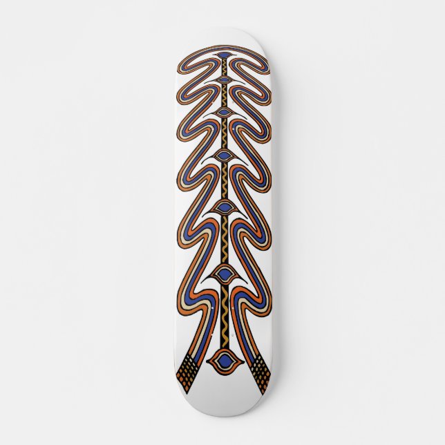 Quadro de Skateboard Wavy Tribal - Extreme LA Skat (Frente)