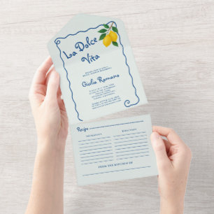 Quadro de Whimy Blue Lemon La Dolce Chá de panela