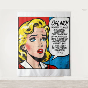 QUADRO DECORATIVO TAPEÇARIA OH NÃO