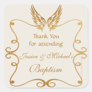 Quadro do ouro com adesivo Wings