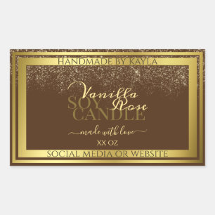 Quadro Dourado de Etiquetas de Encapsulamento de P