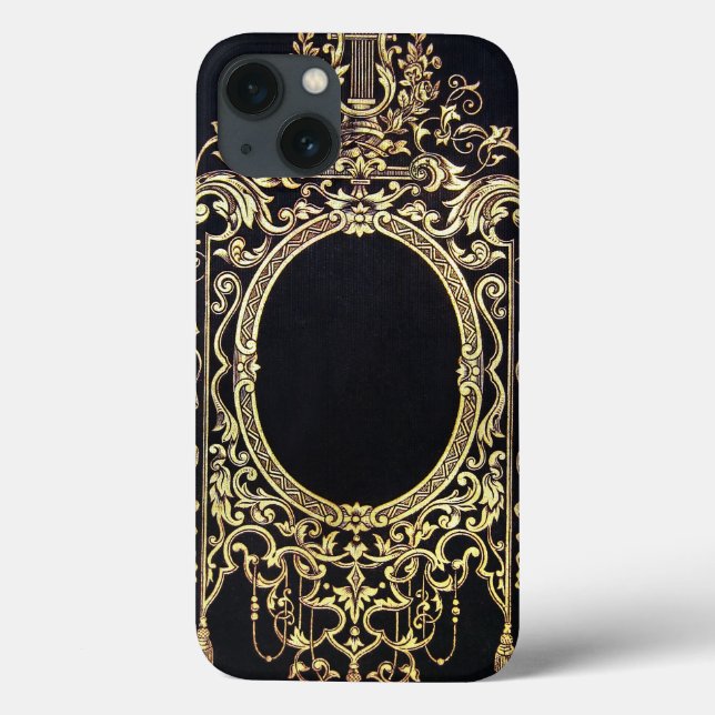 Quadro Dourado de Ornamentado de queda (Perfeito p (Verso)