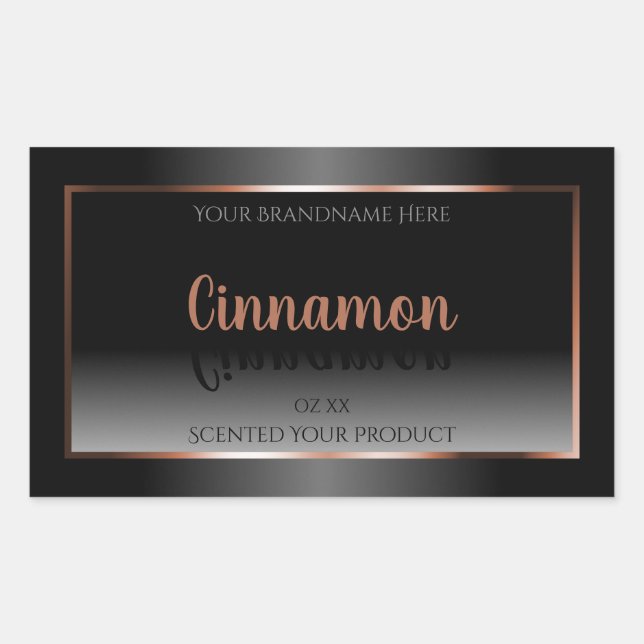 Quadro Dourado Rosa de Shimmery com etiqueta branc (Frente)