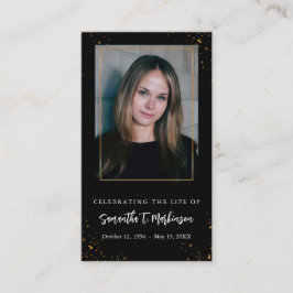 Quadro Dourado - Simples Cartão de Oração Específi