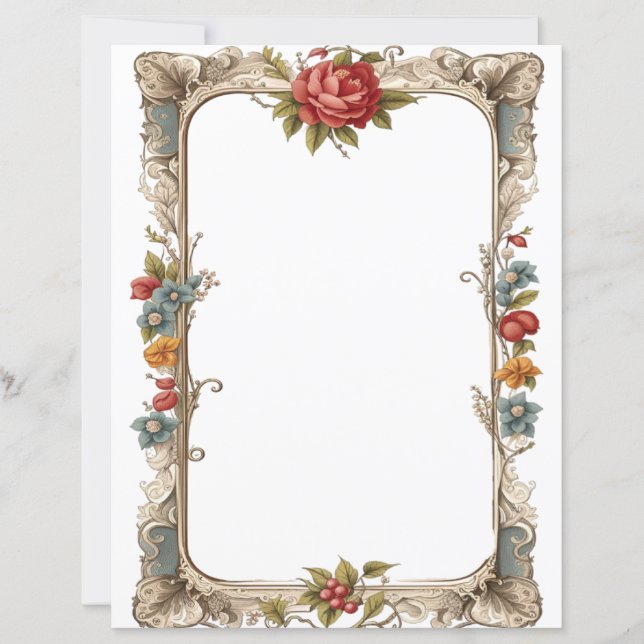 Quadro Floral do rico (Frente)