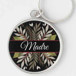 Quadro Floral sem som a preto Mãe Chaveiro