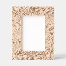Quadro gravado com "Couro Faux"