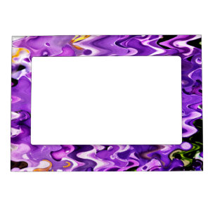 QUADRO MAGNÉTICO ABSTRATO DE FLORES ROPAS