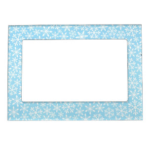 Quadro magnético do Natal do inverno do floco de