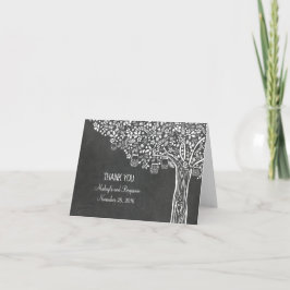 Quadro Negro de Agradecimento de Casamento com Mas