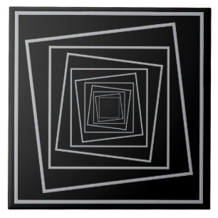 quadro oscilante em fundo preto