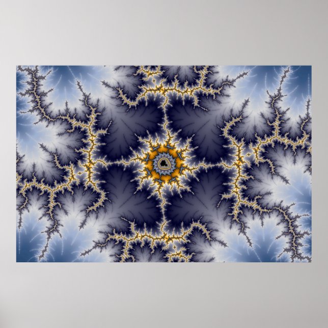 Quadro - Poster Fractal (Frente)