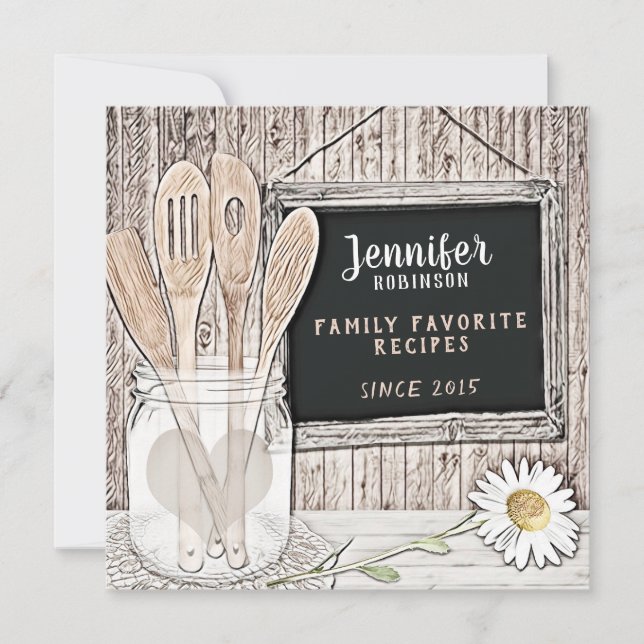 Quadro Retro, Mason Jar e Daisy (Frente)