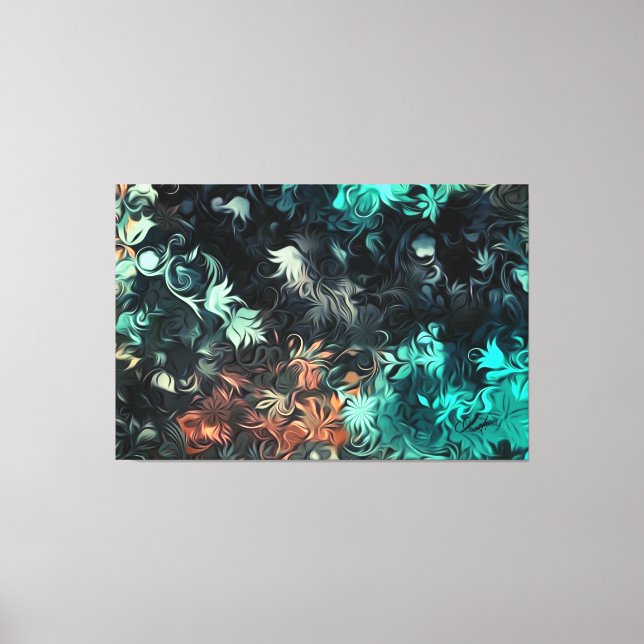 Quadros Abstrato Canvas Onaitsirc Infinity (Frente)