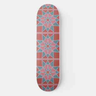 Quadros de skate de padrão mosaico