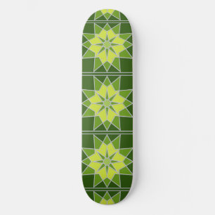 Quadros de skate de padrão mosaico