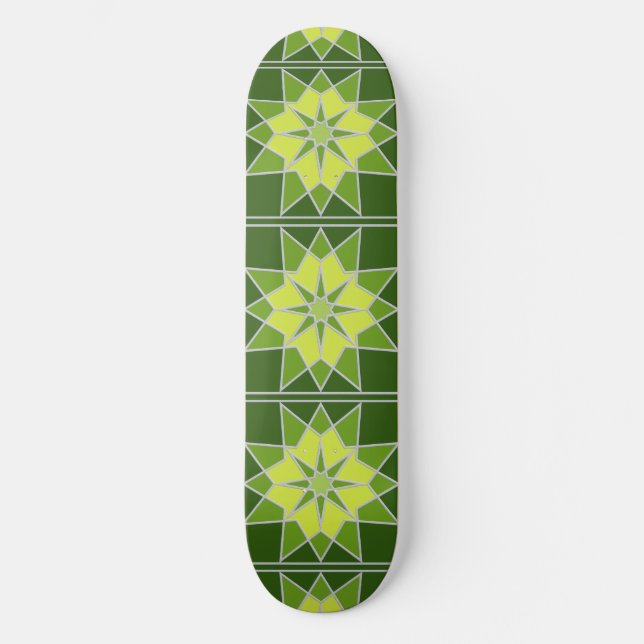 Quadros de skate de padrão mosaico (Frente)