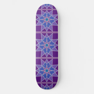 Quadros de skate de padrão mosaico