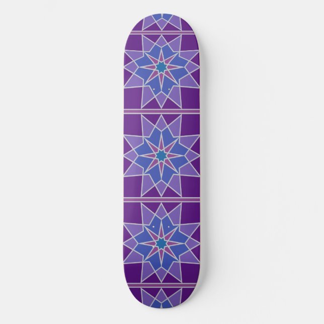 Quadros de skate de padrão mosaico (Frente)