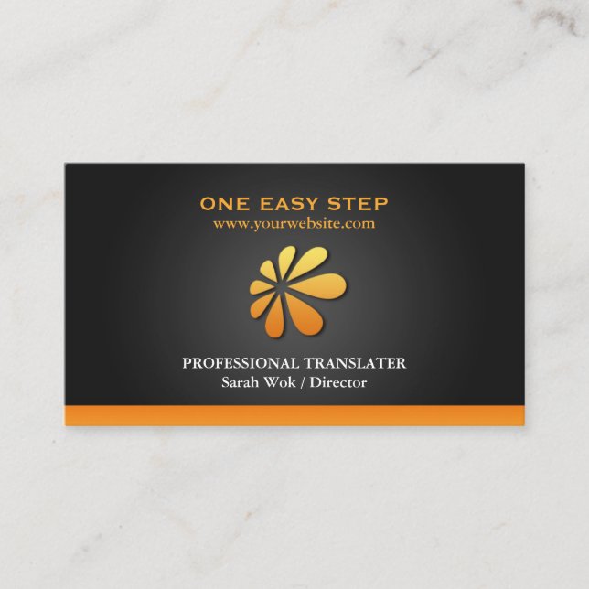 Quaisquer Cartões de visitas de logotipo (Frente)