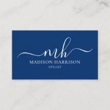 Quaisquer Iniciais de Script de Cor e Cartões de v